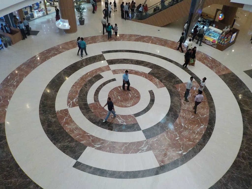 A central point in a "Inorbit" mall
